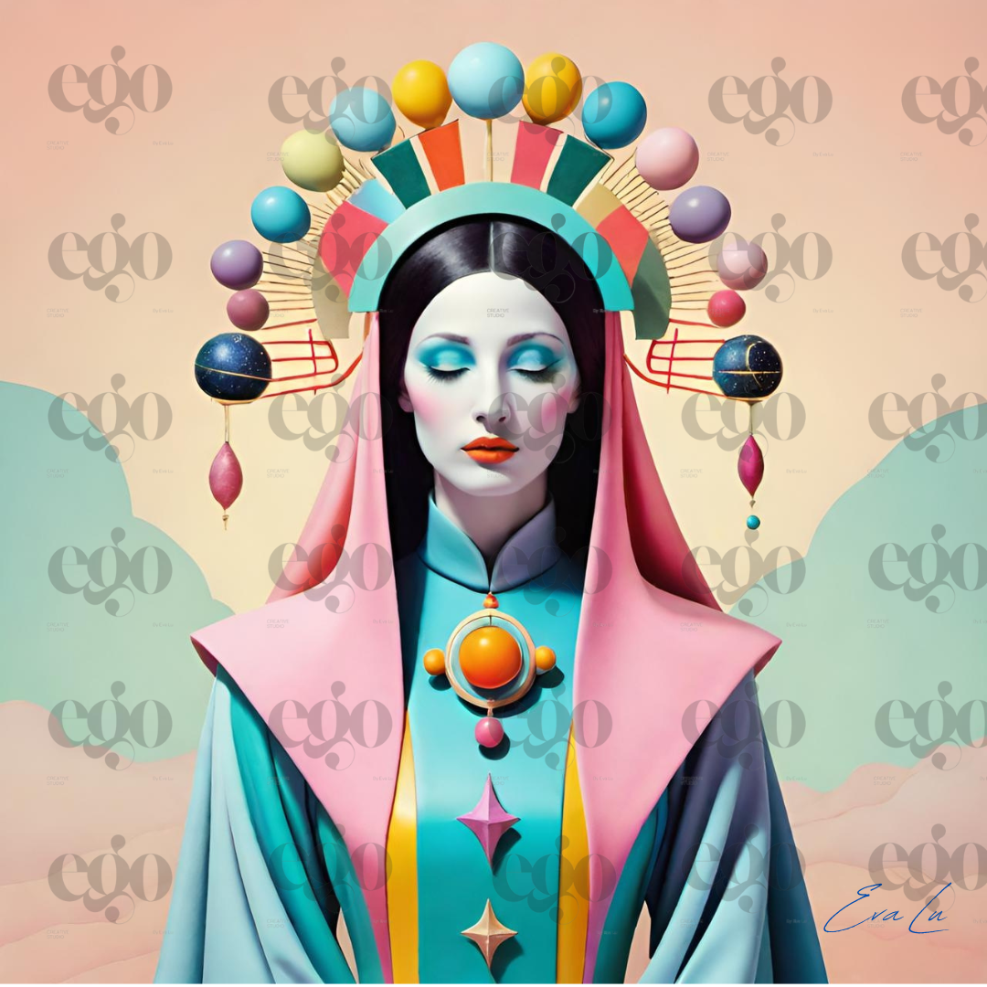 CARTE POSTALE ASTROLOGIQUE VIERGE